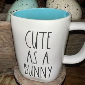 Rae Dunn CUTE AS A BUNNY mug. NWT.